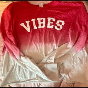 Love cropped long sleeved shirt